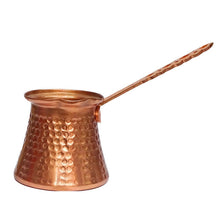 Laden Sie das Bild in den Galerie-Viewer, 320ml Coffee Wooden Handle Turkish Cezve Coffee Pot Coffee Turk Turkish Copper Coffee Maker for Turk Cezve Ibrik Cafeteria