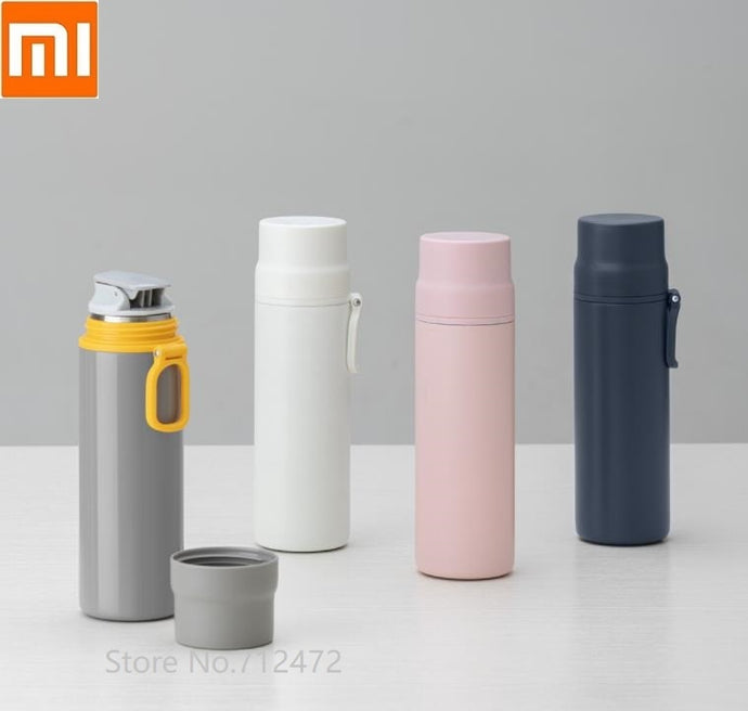 Xiaomi Portable Thermos Cup Coffee Tea Milk Travel Mug Thermo Bottle 450ml 316 stainless steel Liner 24h lock temperature