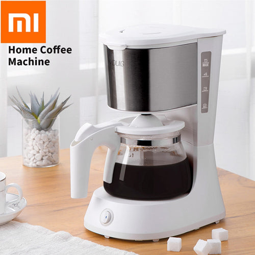 Xiaomi Coffee Machine Home Espresso Maker With 652ml Glass Kettle Coffee Powder Filter Anti-Drip Insulation Teapot 220v for Gift