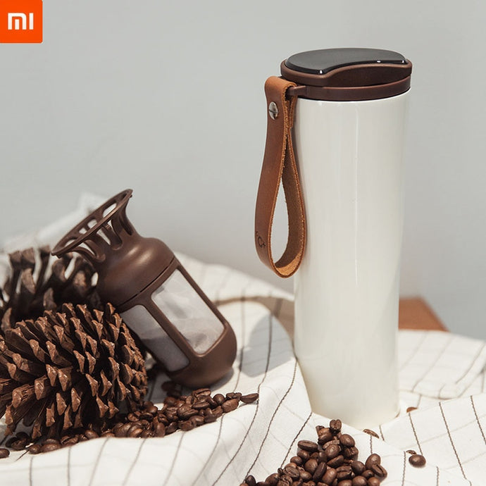 Xiaomi Travel Mug Moka Smart Coffee Tumbler Vacuum Insulation Bottle Touch Temperature Display Screen Stainless Steel Coffee Cup