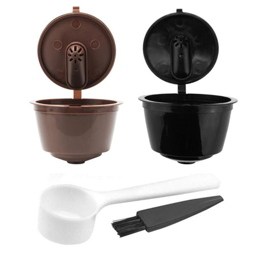 Coffee Capsules Filter Cup Refillable Reusable Coffee Dripper Tea Baskets
